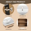 Single Sink Bathroom Vanity, With 2 Soft Closing Doors, Bathroom Vanity With Top Sink, Modern Bathroom Storage Cabinet - 4 of 4