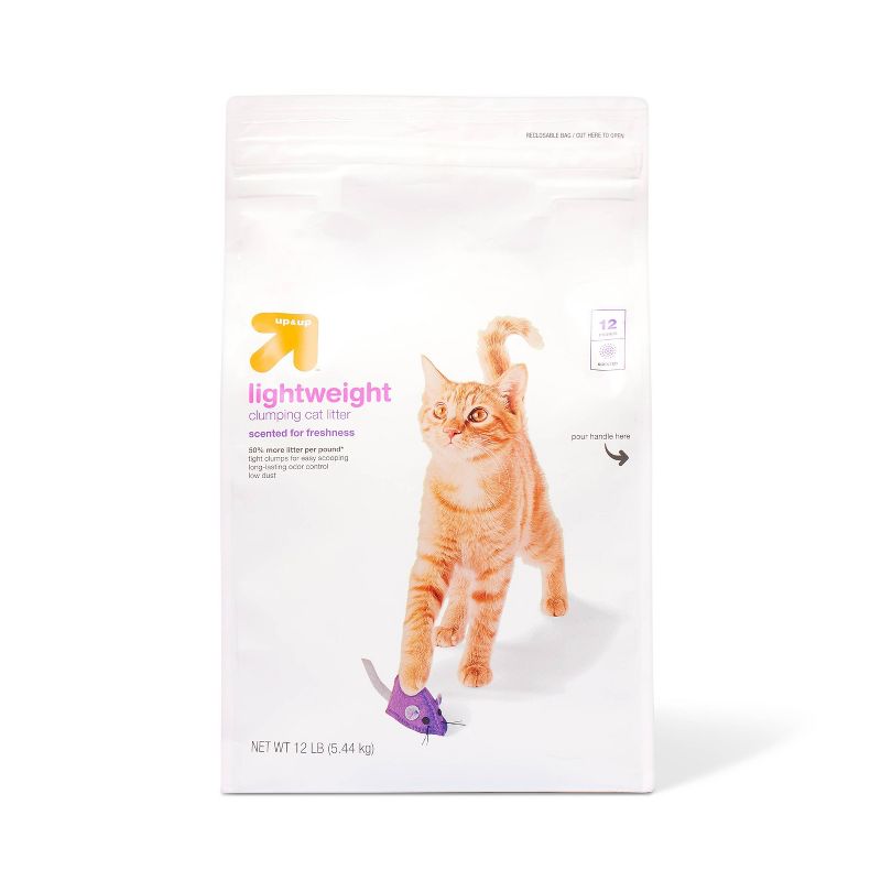 Lightweight Scented Clumping Cat Litter - up & up™, 1 of 4