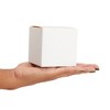 Juvale 100 White Gift Box Wrapping Paper Container w/ Lid for Party Wedding Favor 3x3x3 - 4 of 4