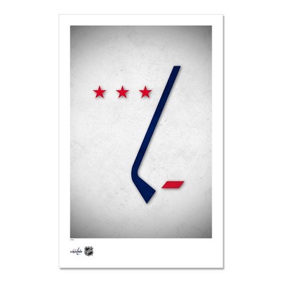 NHL Washington Capitals Logo Art Poster Print