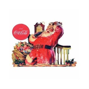 Old World Christmas Ginger Cottages Wooden Ornament for Christmas Tree, Coca-Cola Santa Staircase - 1 of 2