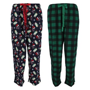 Fruit of the Loom Men's Holiday Fleece Pajama Pant (Pack of 2) - 1 of 4