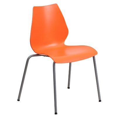 Plastic Stack Chair Orange - Riverstone Furniture Collection