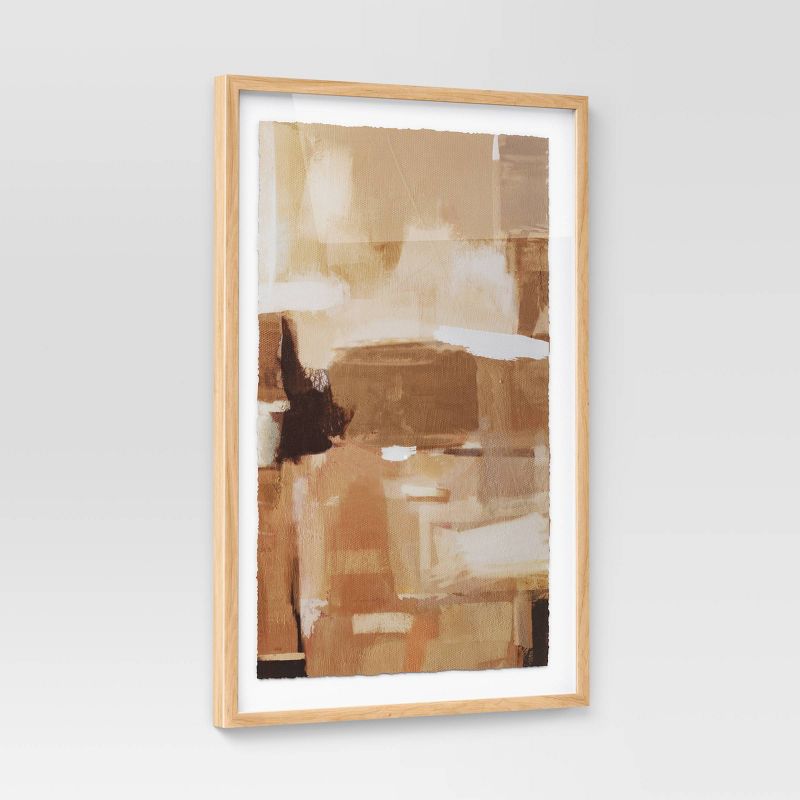 24&#34; x 36&#34; Pieced Abstract Framed Under Plexiglass Wall Poster Print - Threshold&#8482; designed with Studio McGee, 3 of 7