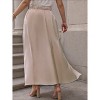 Women's Silk High Waist Maxi Skirt - 3 of 4
