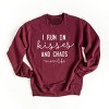 Simply Sage Market I Run On Kisses And Chaos Sweatshirt - 2 of 4
