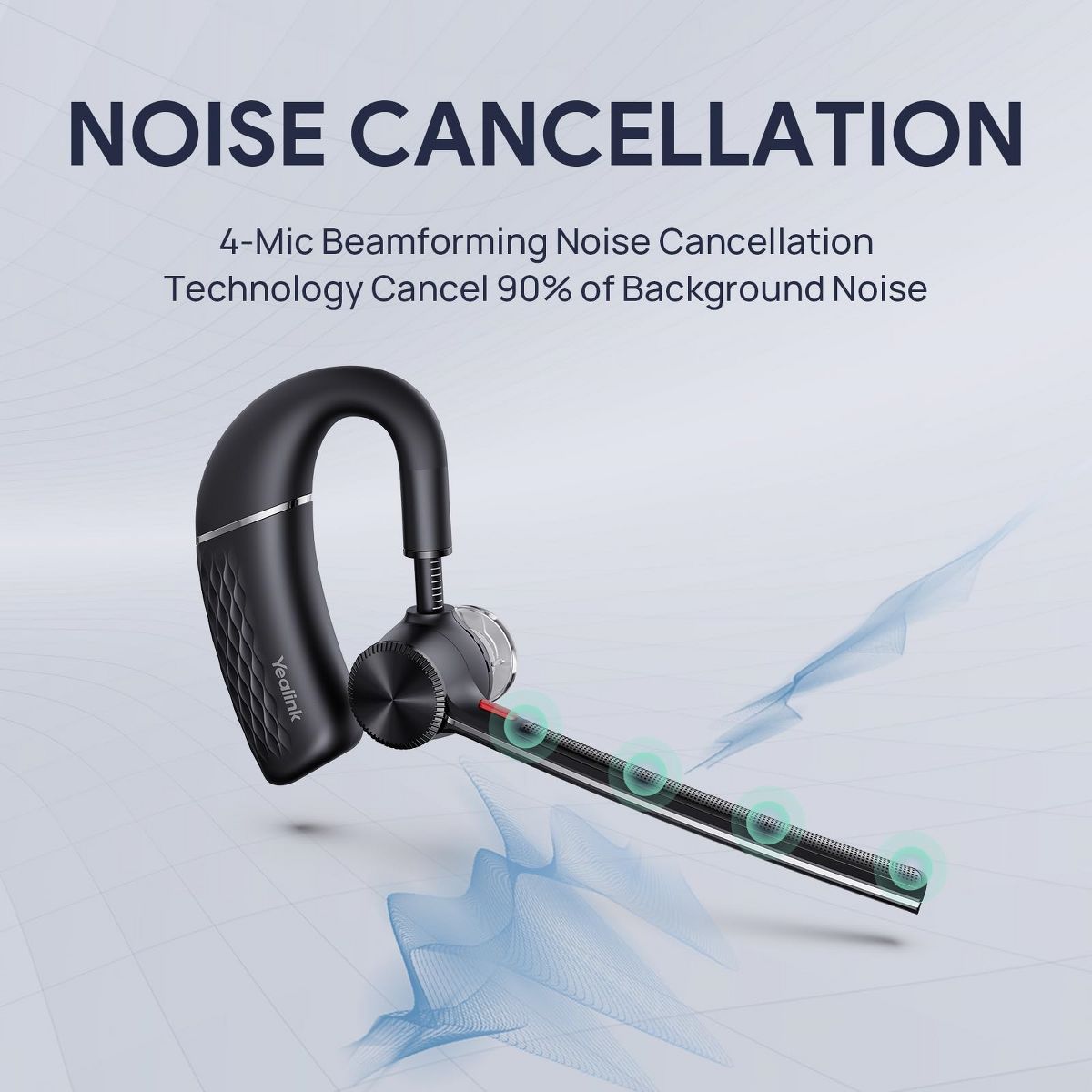 Yealink BH71 Pro Bluetooth Headset with USB-C/A Dongle - thumbnail 3