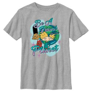 Boy's Hey Arnold! Befriend the Planet T-Shirt