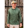 Burlebo Men's Long Sleeve Hoodie Sweatshirt (Out West, Small) - 2 of 3