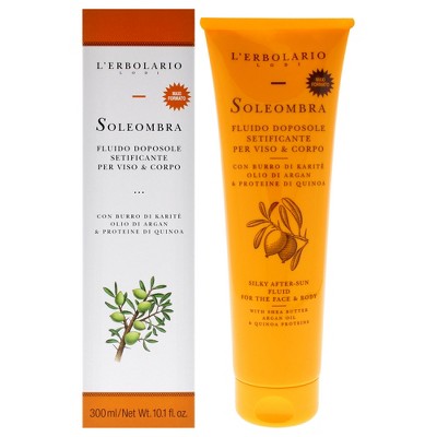 Soleombra Silky After-Sun Fluid by LErbolario for Unisex - 10.1 oz Sunscreen