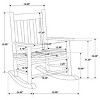 Annie Solid Wood Slat Back Youth Rocking Accent Chair - Coaster - 4 of 4