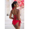 Moda Minx Arabian Nights 'Cherry' Tamara Crystal Waist Wrap Bikini Top - 2 of 4