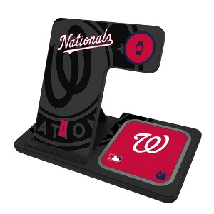 MLB National League Teams Monocolor Tilt 15-Watt 3 in 1 Charging Station - 1 of 4