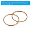 Unique Bargains DIY Craft Copper Jewelry Making Versatile Earring Beading Hoops 30 Pcs - 4 of 4