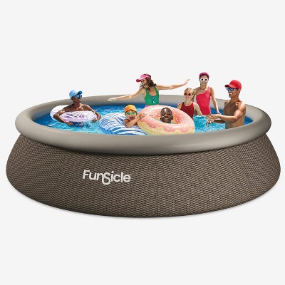 Funsicle 14 ft QuickSet Designer Pool - Double Rattan