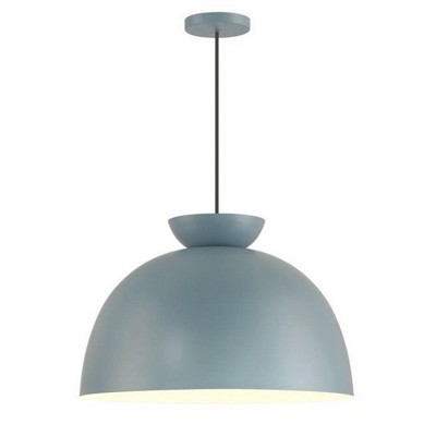 Craftmade Lighting Ventura Dome 1 - Light Pendant in  Dusty Blue