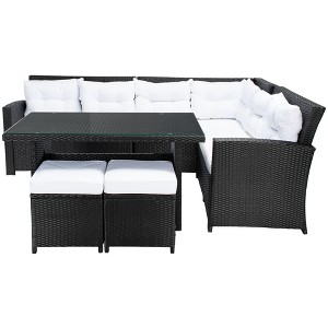 Miki 6Pc Corner Set - Indoor/Outdoor - PAT7708 - Safavieh - 1 of 4