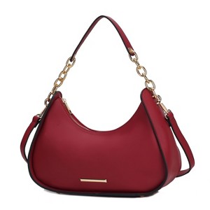 MKF Collection Lottie Vegan Leather Half-Moon Shoulder Bag by Mia K - 1 of 4
