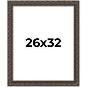 PosterPalooza | Museum Brown Picture Frame - UV Acrylic, Foam Board Backing, Hanging Hardware - 1 of 4