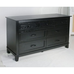 7-Drawer Dresser for Bedroom, 54" Wide Freestanding Chest of Drawers, Wooden Closet Storage Cabinet for Living Room, Entryway - 1 of 1