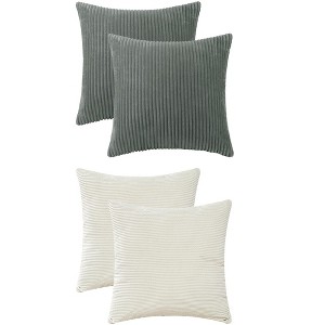 REGALWOVEN 4 Pcs Modern Sofa Home Decorative Throw Pillow Covers 18" x 18" - 1 of 4