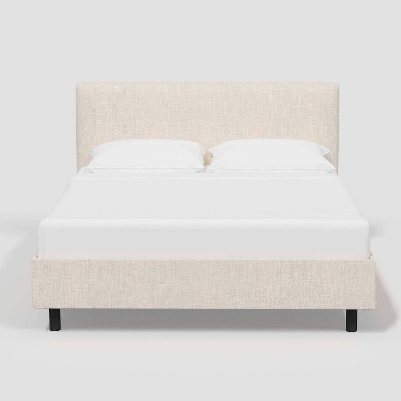 Olivia Upholstered Linen Platform Bed - Threshold™, 2 of 5