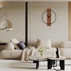 Clockswise Industrial Style Modern Wall Clock Wood and Metal Design - 2 of 4