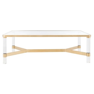 target brass coffee table