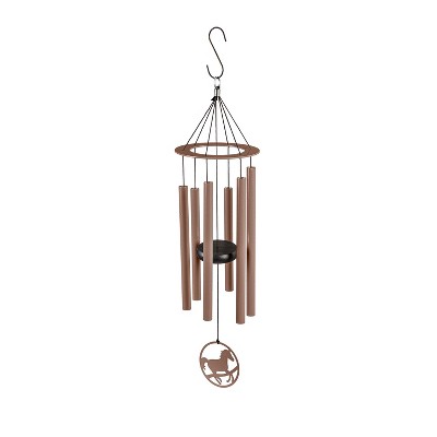 27"H Laser Cut Metal Hand Tuned Windchime, Horse, Scale "C"