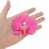 Unique Bargains Women's Phalaenopsis Faux Pearl Duckbill Clip 2 Pcs - 4 of 4