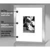 Americanflat 11x14 Picture Frame with shatter-resistant glass - Displays 5x7 With Mat and 11x14 Without Mat - Available in a variety of Colors - 3 of 4