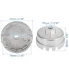 Unique Bargains 14 Flutes 6 Slots Oil Filter Cap Wrench for Toyota Camry RAV4 Highlander 2.5L-5.7L Engine 64.5mm - 4 of 4