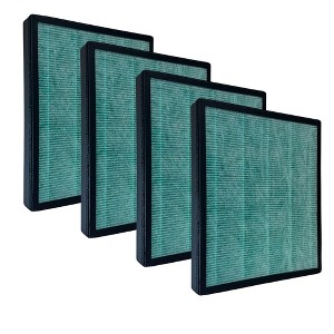 Nispira _HBMAX300 True HEPA Carbon Filters Replacement | Compatible with Coway Airmega Max2 300/300S Air Purifier | Pack of 4 - 1 of 4
