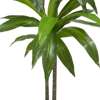 48" Green Dracaena Silk Plant in Plastic Pot