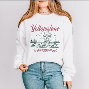 Simply Sage Market Yellowstone National Park EST. 1872 Sweatshirt - 1 of 4