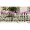 Dolonm 24" Metal Garden Fence - 20.4ft No Dig Dog Barrier, Galvanized Rustproof, Moveable Flower Bed Edging - 3 of 4