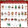 Cubimana Christmas Advent Calendar Building Sets, Christmas Countdown Calendar Hanging Ornaments for Christmas Tree Kids - 2 of 3