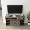 Bella Depot 58''W TV Stand with Storage Cabinet and Shelves - 2 of 4