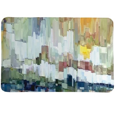 Laural Home Glacier Bay 20"W x 30"L Memory Foam Rug