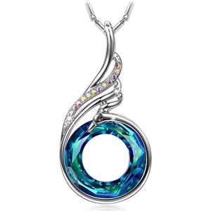 Rise From Ashes Phoenix Pendant Austrian Crystal Necklace Luck Gift Women - 1 of 4
