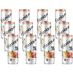 Fizzique Orange Mango Sparkling Protein Water - Case of 12/12 oz - 1 of 3