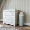 Foundations Tall Diaper Pail with Airtight Lid - Durable & Odorless Diaper Disposal, Holds up to 60 Newborn Diapers, Refill With Any Bags - 3 of 4