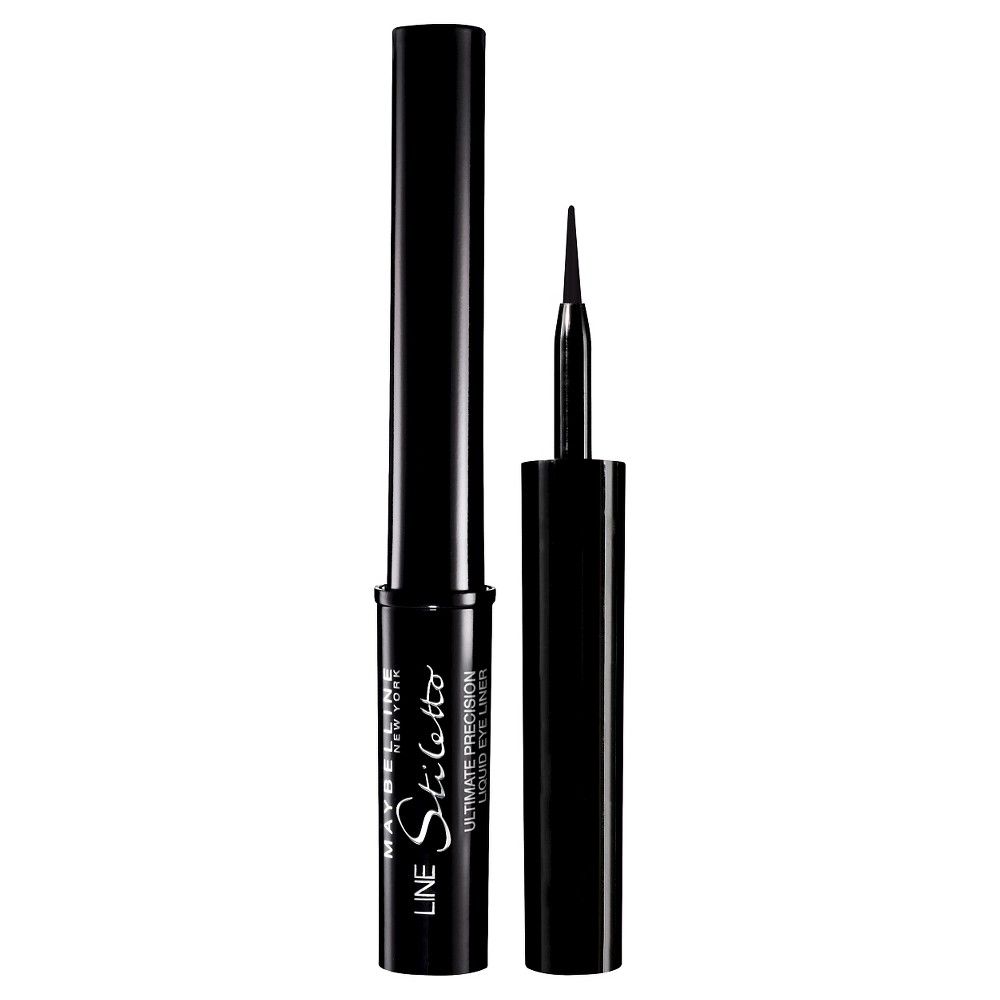 Photos - Other Cosmetics Maybelline MaybellineLine Stiletto Ultimate Precision Liquid Eye Liner 01 Blackest Bl 