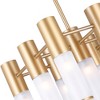 CWI Lighting Pipes 21 Light Island/Pool Table Chandelier With Sun Gold Finish - 3 of 4