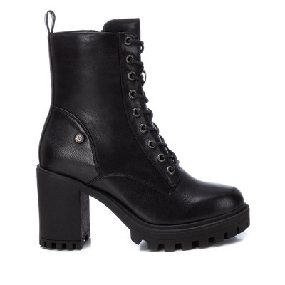 Xti Women's Casual Heeled Combat Booties 143002