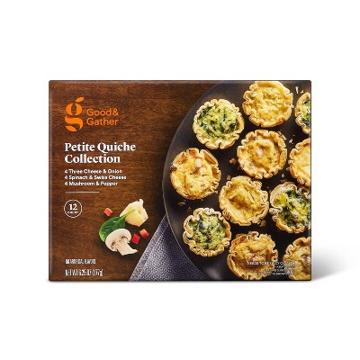 Frozen Petite Quiche Collection - 6.25oz/12ct - Good &#38; Gather&#8482;