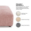 HOMES: Inside + Out Povoa Modern Modular Square Ottoman - 3 of 4