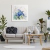 Stupell Industries Pleasant Aquatic Blue Sea Turtle Swimming Ocean Plants Canvas Wall Art - 2 of 4