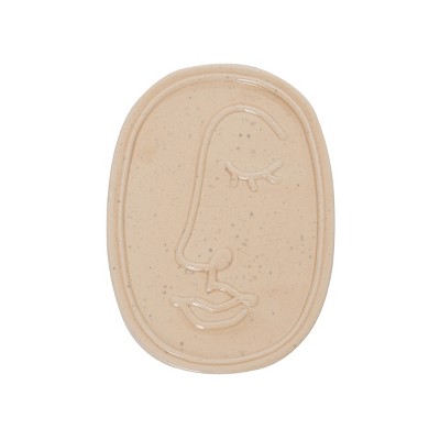 Totalee Gift Neutral Face Catch All Ceramic White