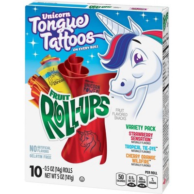 Betty Crocker Fruit Roll-ups Variety Fruit Flavored Snacks - 10ct : Target